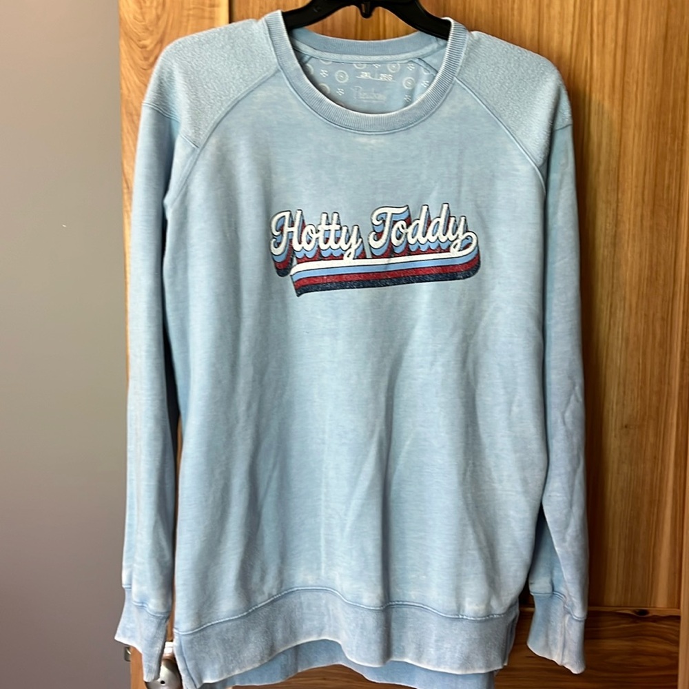 PressBox “Hotty Toddy” Baby Blue Sweathirt